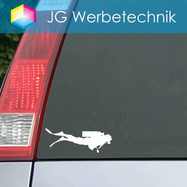 Aufkleber Tauchen