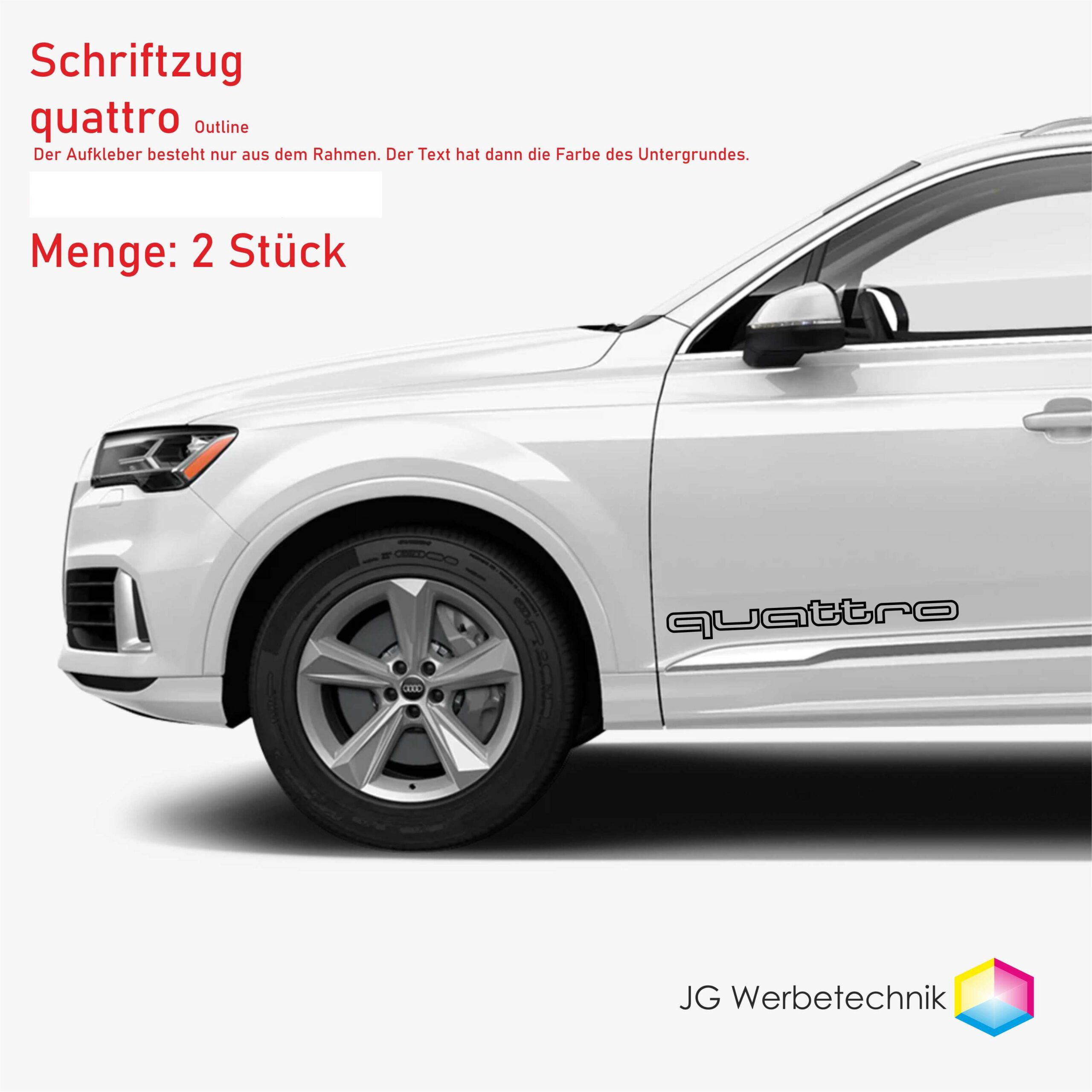 quattro schriftzug