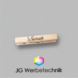 Mini Wäscheklammer mit Wunschgravur