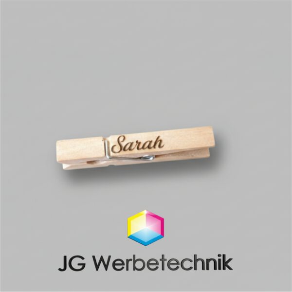 Mini Wäscheklammer mit Wunschgravur