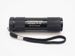 Taschenlampe mit Wunschgravur